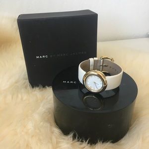 Marc by Marc Jacobs White Leather Watch